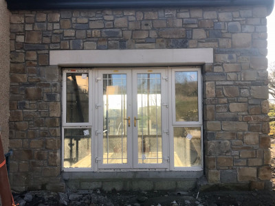 White PVC doors Ireland