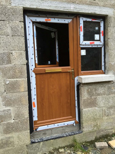Wooden composite door construction Ireland